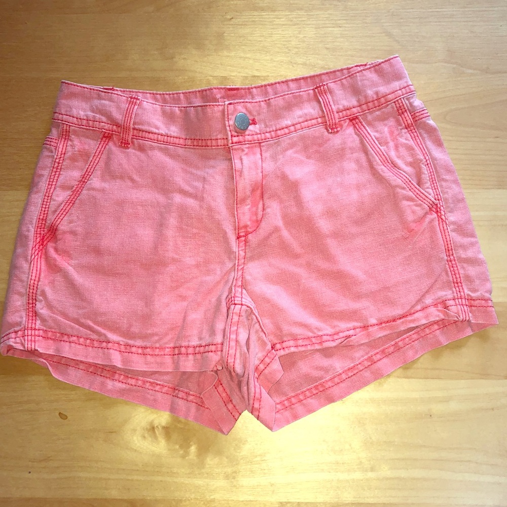 jCrew size:00 salmon shorts💗